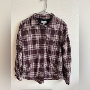 Fleece lined Carhartt flannel with pockets